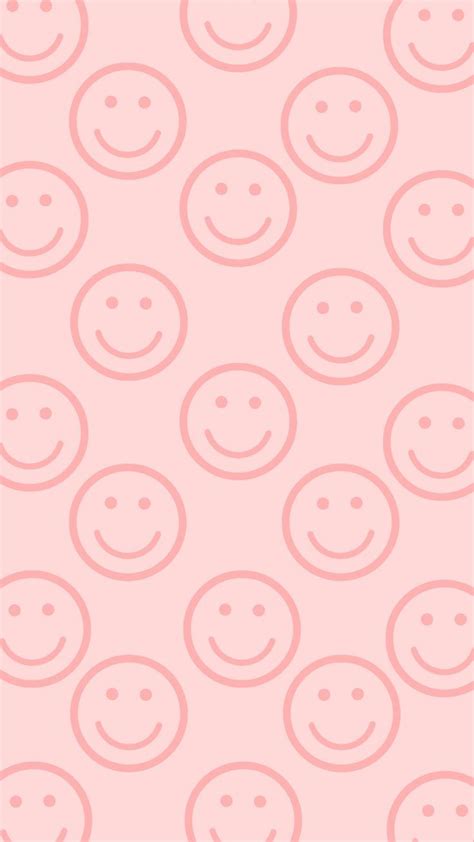 Prettyinpink Trendy Aesthetic Smiley Face Iphone Wallpapers Preppy