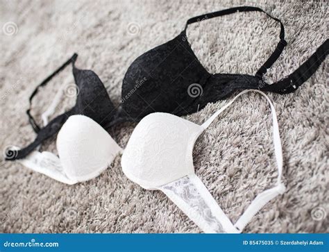 Bras On The Floor Stock Image Image Of Lingerie Lace 85475035