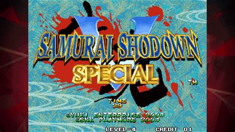 Samurai Shodown V Special Snk