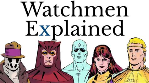 Watchmen Explained Original Comic Youtube