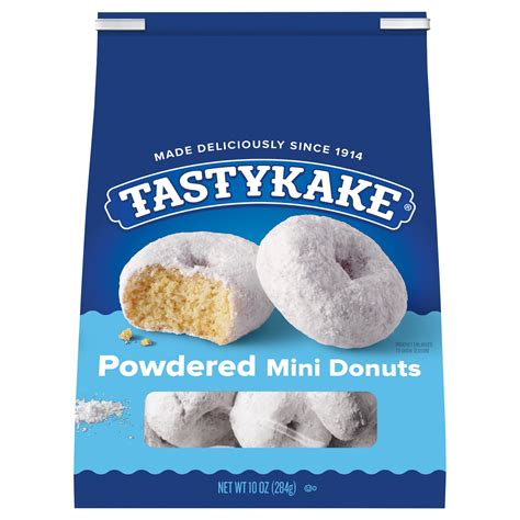 Tastykake Powdered Sugar Mini Donuts 10 Oz