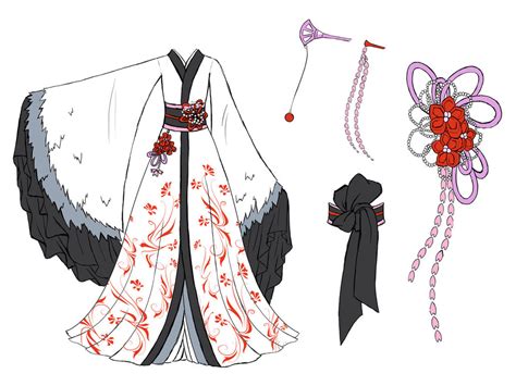 How to draw anime clothes step by step #animeclothes #animegirl. Crane dress design by Eranthe on DeviantArt