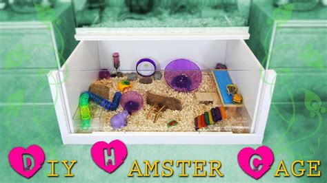 How To Build A Diy Hamster Cage Instructions Diy Hamster Cage