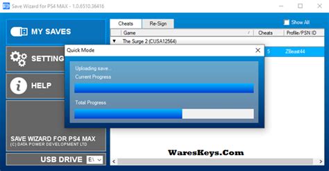 Save Wizard Ps4 10764626709 Crack License Key Latest