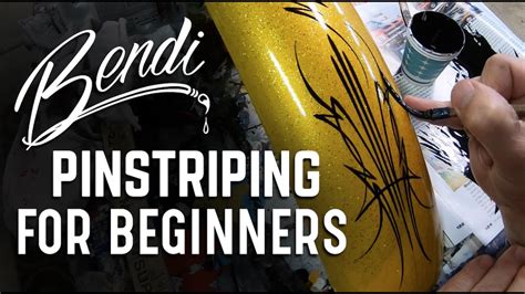 How To Pinstripe Pinstriping For Beginners Youtube