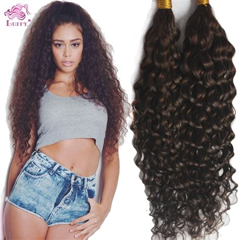 8a deep curly human braiding hair bulk unprocessed brazilian hair 100 bulk virgin human hair for