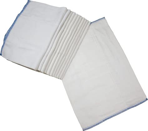 Osocozy Indian Cotton Prefold Cloth Diapers Infant 4x6x4 Dozen