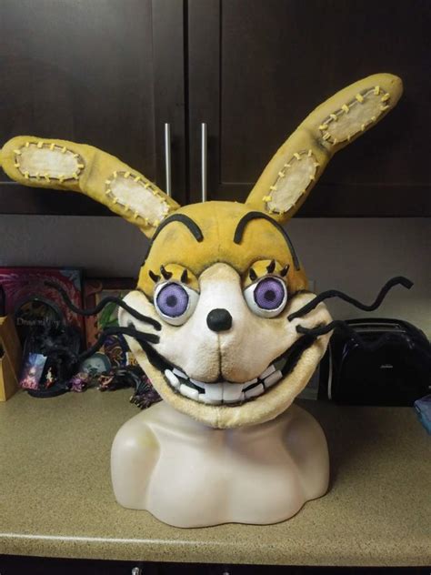 Finished Glitchtrap Cosplay Head 📼🐰📼 Five Nights At Freddys Amino