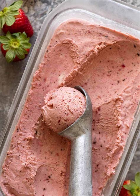Strawberry Ice Cream No Churn Recipetin Eats