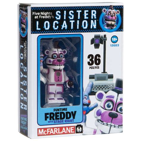 mcfarlane toys five nights at freddys sister location funtime freddy with stage right micro