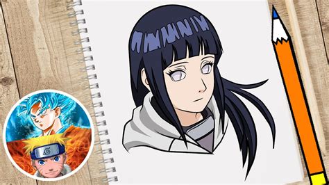 How To Draw Hinata Hyuga From Naruto Step By Step Youtube