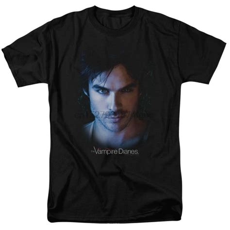 The Vampire Diaries Damon Photo Licensed Adult T Shirtt Shirts