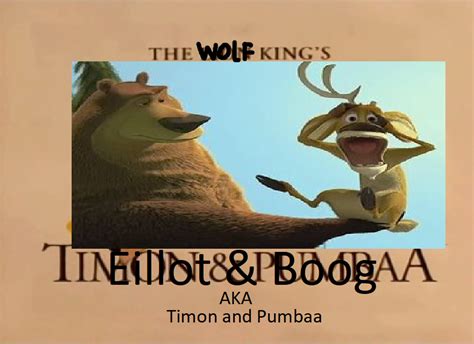 Boog And Elliot Aka Timon And Pumbaa Scratchpad Iii Wiki Fandom