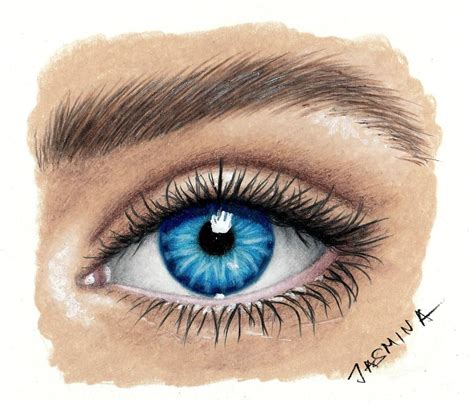How To Draw Eyes With Colored Pencils Jasmina Susak