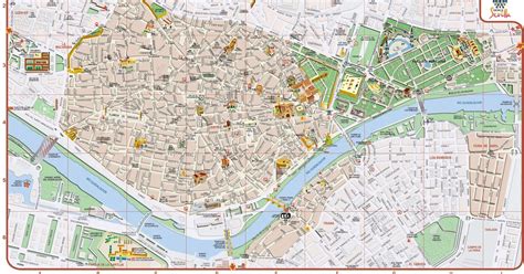 Map Of Seville Spain