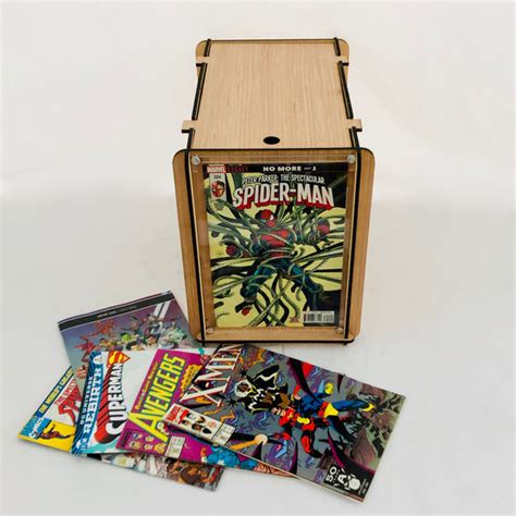 Comic Book Storage and Display Box with Lid-Free Shipping in the U.S.