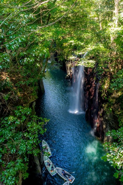 Takachiho Gorge By Alex Lim On 500px Cachoeira Natureza