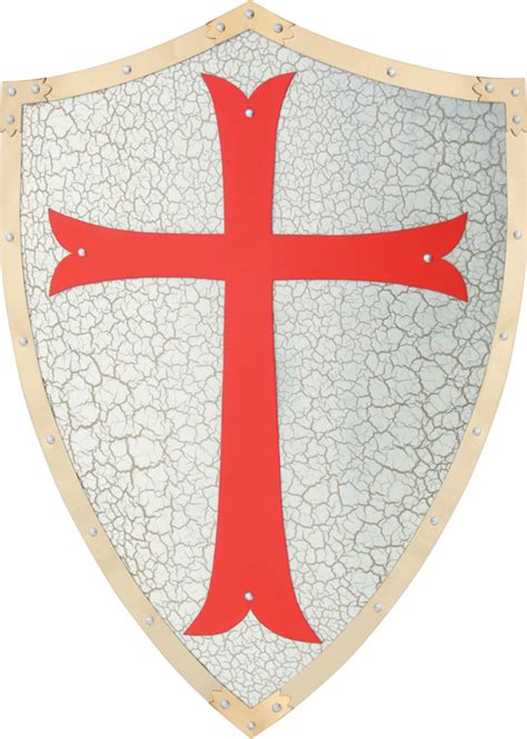 926719 Fantasy Armor Knights Templar Shield Measures 1775 X 24 Ebay