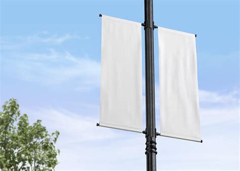 Free Lamp Post Banner Mockup On Behance