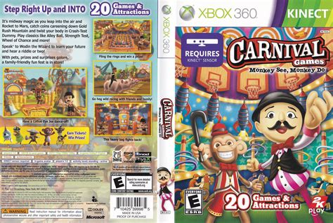 Carnival Games Monkey See Monkey Do Xbox 360 Clarkade