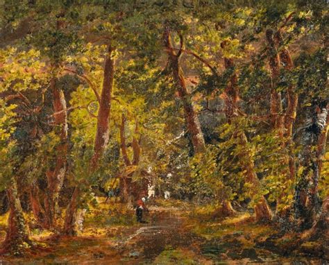 Narcisse Diaz De La Peña Reisigsammlerin Im Wald Von Fontainebleau At