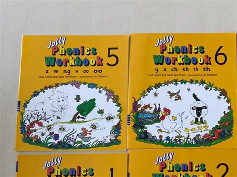 Jolly Phonics Workbook 1 7 Set Of 7 Books 興趣及遊戲 書本 And 文具 小朋友書