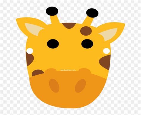 Download Printable Giraffe Mask Template 239395 Mask Clipart Png