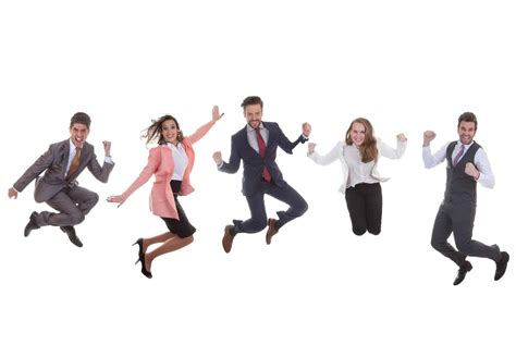 Business Team Group Jumping For Success 1st Choice Recruitment
