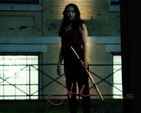 Jessica Henwick Signed Photo Iron Fist Colleen Wing With A Sword