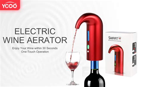 Electric Wine Aerator Portable Pourer Instant Wine Decanter Dispenser Pump One Touch Automatic