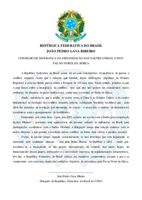 Documento De Posicionamento Oficial Dpo