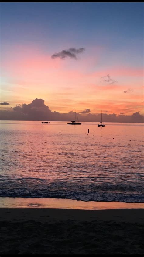Barbados Sunset Sunset Beach Outdoor