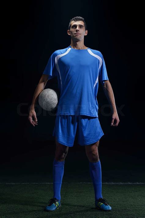 Soccer Player Stock Image Colourbox