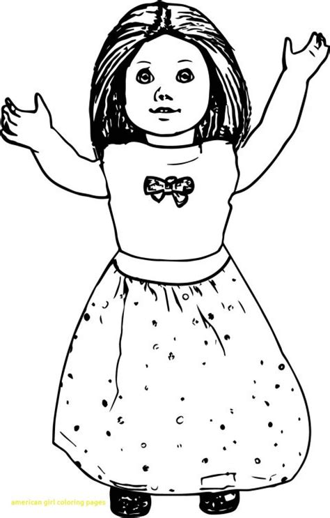 American Girl Coloring Pages Kit At