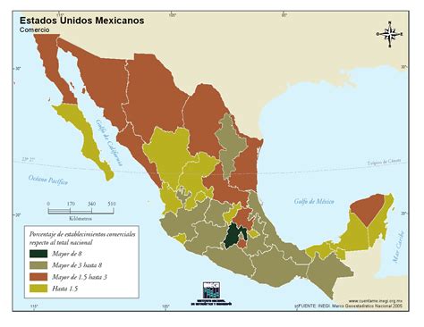 Mapa Para Imprimir De M Xico Mapa De Comercio De M Xico Inegi De