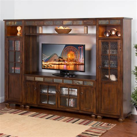 Sunny Designs Santa Fe 62 In Entertainment Wall 3509dc With Images