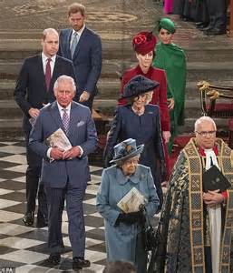 Seating Plan For Westminster Abbey Commonwealth Service Sat Royals In