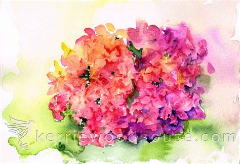 Painting Hydrangeas In Watercolor And A Story About Why We Paint