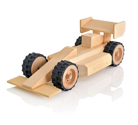 Turn the hand wheel and watch the needle bob up and down! Wooden Toy Racing Car for kids to Build | Wooden Car ...