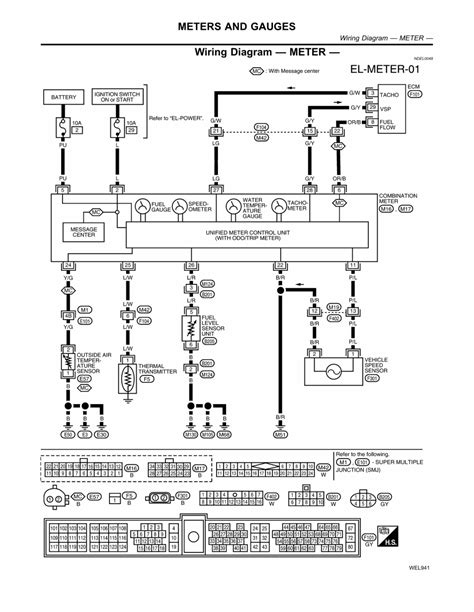 Altima automatic transmission system connection diagram. | Repair Guides | Electrical System (2002) | Meters And Gauges | AutoZone.com