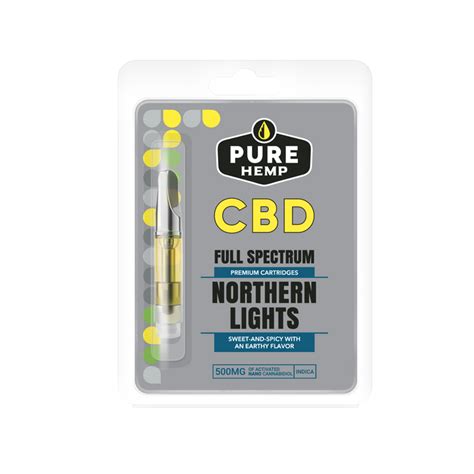 Cbd Cartridges Northern Lights 500mg Pure Hemp Cbd — Pure Co