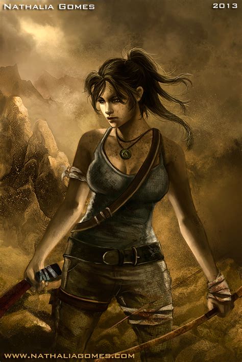 Lara Croft Reborn By Nathaliagomes On Deviantart