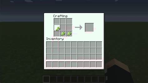 Required materials to craft an anvil How to Make Paper in Minecraft - YouTube