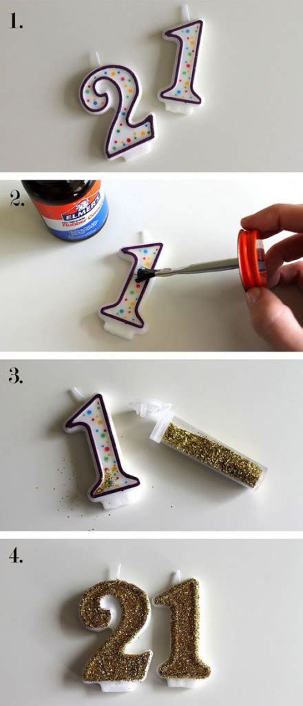 Diy Glitter Candles Useful Tutorials