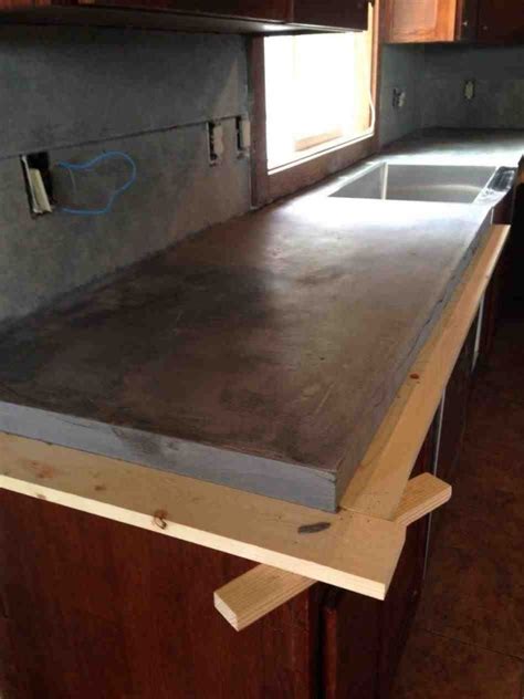 Colored Concrete Kitchen Countertops Diy Concrete