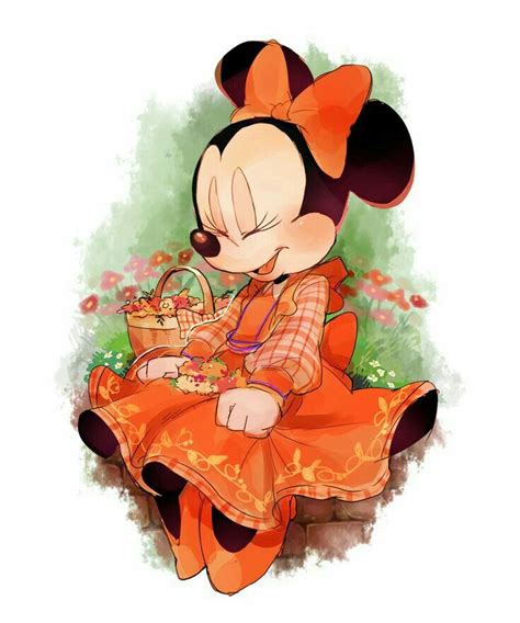 I Luv The Color Orange Minnie Mouse Pictures Mickey Mouse