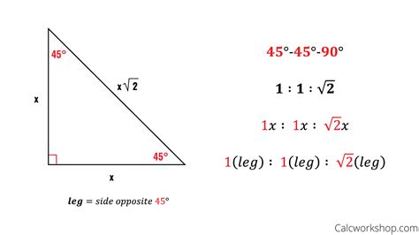Special Right Triangles Fully Explained W 19 Examples