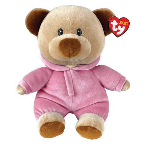 Pj Bear Pink Baby Ty Small Teddy And Co