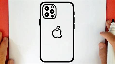 How To Draw Apple Iphone Youtube