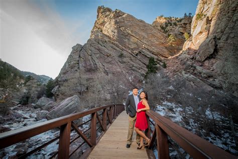 engagement session in eldorado canyon state park